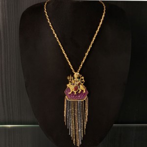 Durga Maa Necklace With Tassels