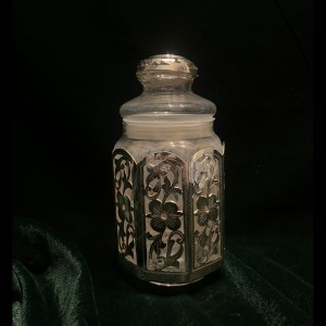 Intricate Silver Jar 
