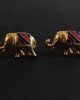 Gold Elephant Cuff-Links Button